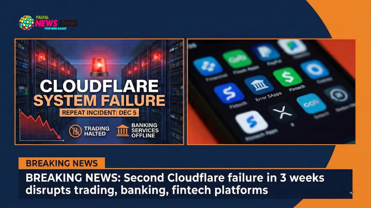 Second Cloudflare failure in 3 weeks disrupts trading, banking, fintech platforms