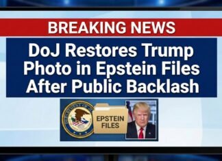 DoJ Restores Trump Photo in Epstein Files After Public Backlash DoJ Restores Trump Photo