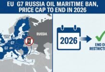 EU G7 Russia Oil Maritime Ban, Price Cap to End in 2026 EU G7 Russia Oil Maritime Ban, Price Cap to End in 2026