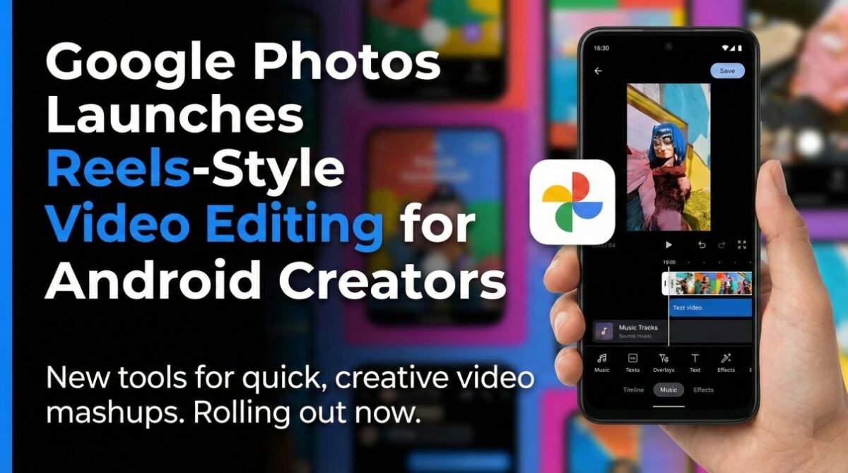 Google Photos Launches Reels-Style Video Editing for Android Creators
