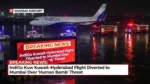 IndiGo Kuwait-Hyderabad Flight Diverted to Mumbai Over ‘Human Bomb’ Threat IndiGo Kuwait-Hyderabad