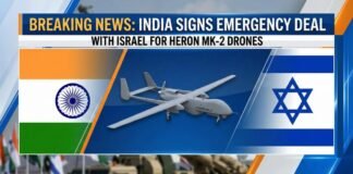 India Signs Emergency Deal with Israel for Heron MK-2 Drones