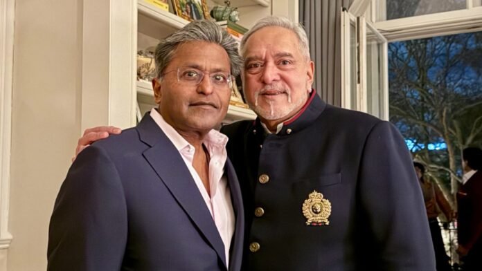 Lalit Modi Hosts Vijay Mallya
