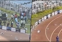 Lionel Messi Kolkata Stadium Violence: Bottles Thrown, Match Canceled, Tour Halted Lionel Messi Kolkata Stadium Violence