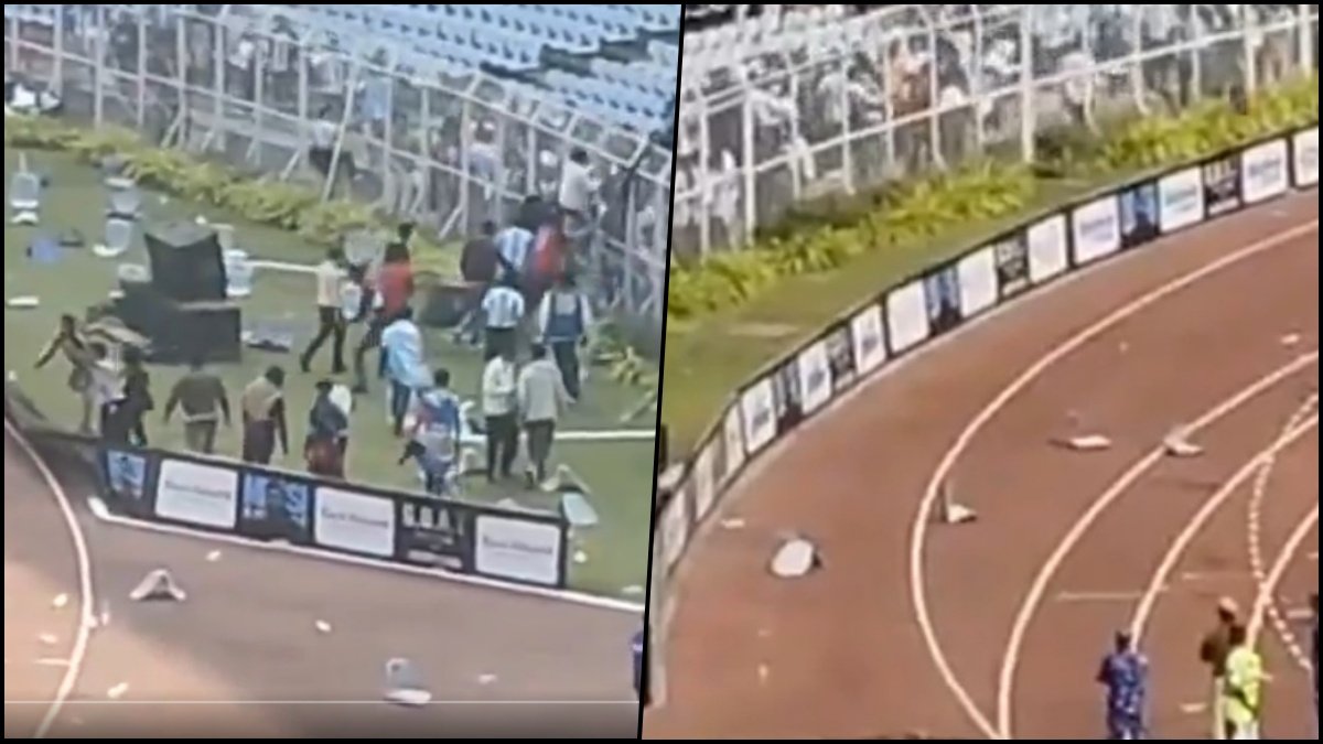 Lionel Messi Kolkata Stadium Violence: Bottles Thrown, Match Canceled, Tour Halted