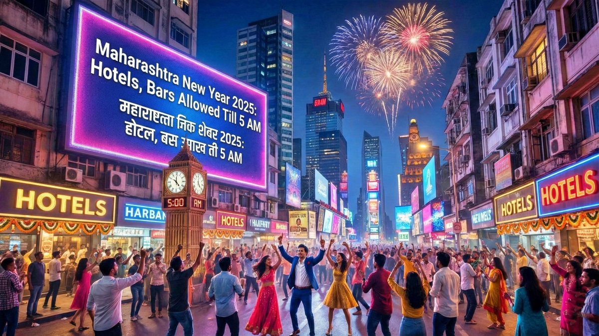 Maharashtra New Year 2025: Hotels, Bars Allowed Till 5 AM