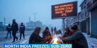 North India Freezes as IMD Issues Warnings