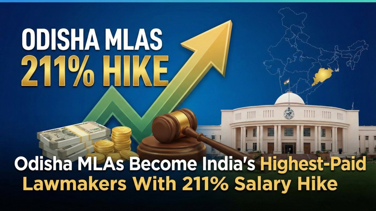 Odisha MLAs Become India’s Highest-Paid Lawmakers With 211% Salary Hike
