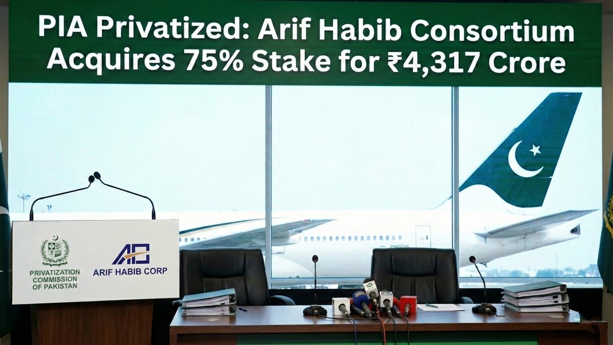 PIA Privatized: Arif Habib Consortium Acquires 75% Stake for ₹4,317 Crore