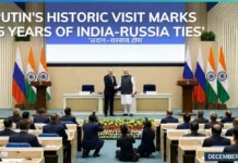 PUTIN’S HISTORIC VISIT MARKS 25 YEARS OF INDIA-RUSSIA TIES, BRINGS DEFENSE AND TRADE PACTS