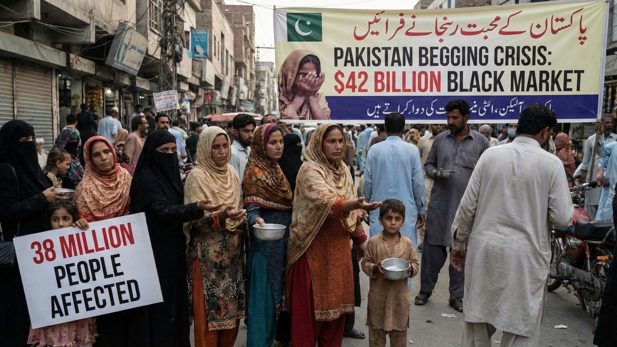 Pakistan Begging Crisis: 38 Million Beggars Create $42 Billion Black Market