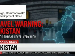 UK Issues Strict Pakistan Travel Warning, Terror Threat Very High Pakistan Travel Warning