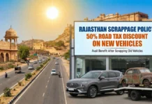 Rajasthan Offers 50% Road Tax Discount on New Vehicles Under Scrappage Policy Rajasthan New Vehicles Under Scrappage Policy