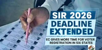 SIR 2026 Deadline Extended