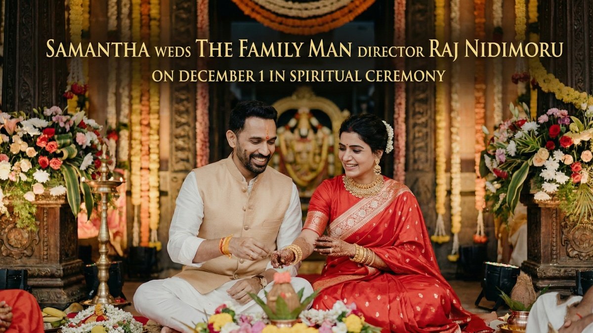Samantha Weds The Family Man Director Raj Nidimoru on December 1 in Spiritual Ceremony
