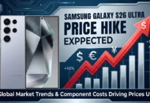 Samsung Galaxy S26 Ultra Price Hike Expected