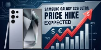 Samsung Galaxy S26 Ultra Price Hike Expected