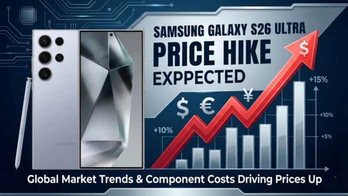 Samsung Galaxy S26 Ultra Price Hike Expected Samsung Galaxy S26 Ultra Price Hike Expected