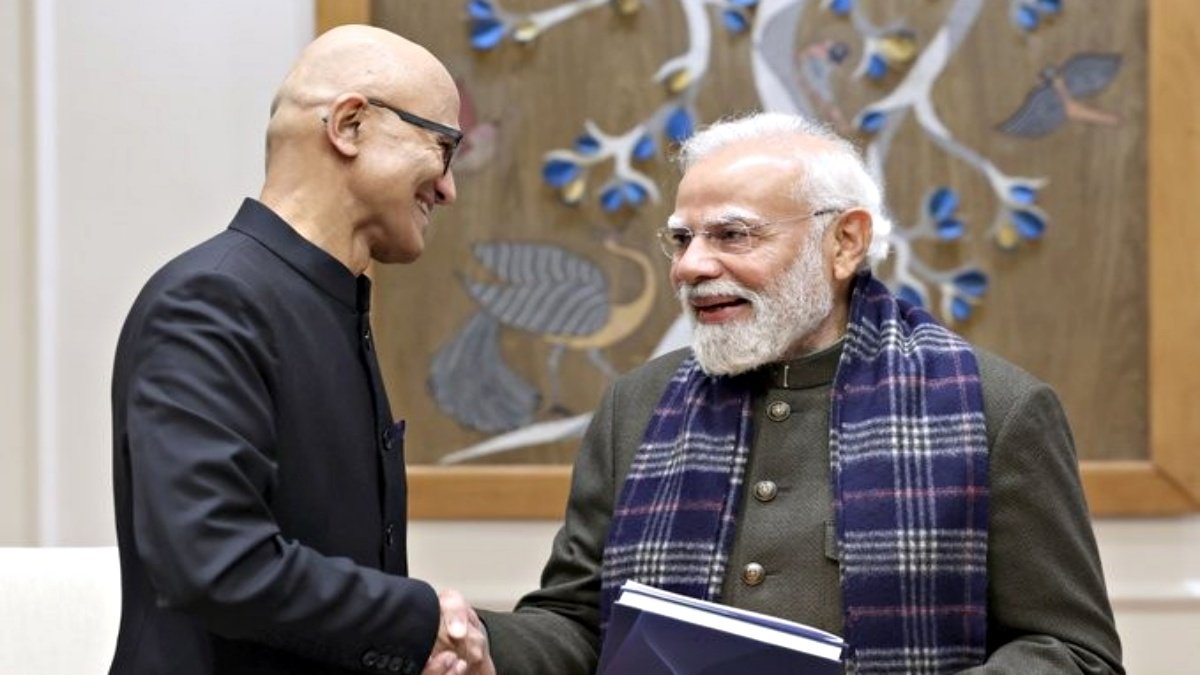 Satya Nadella Announces ₹1.5 Lakh Crore AI Investment in India, Microsoft’s Biggest in Asia