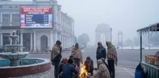 Severe Cold Wave Grips North and Central India, December 2025