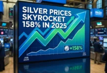 Silver Prices Skyrocket 158% in 2025, Indian Market Nears ₹250,000/kg Silver Prices Skyrocket
