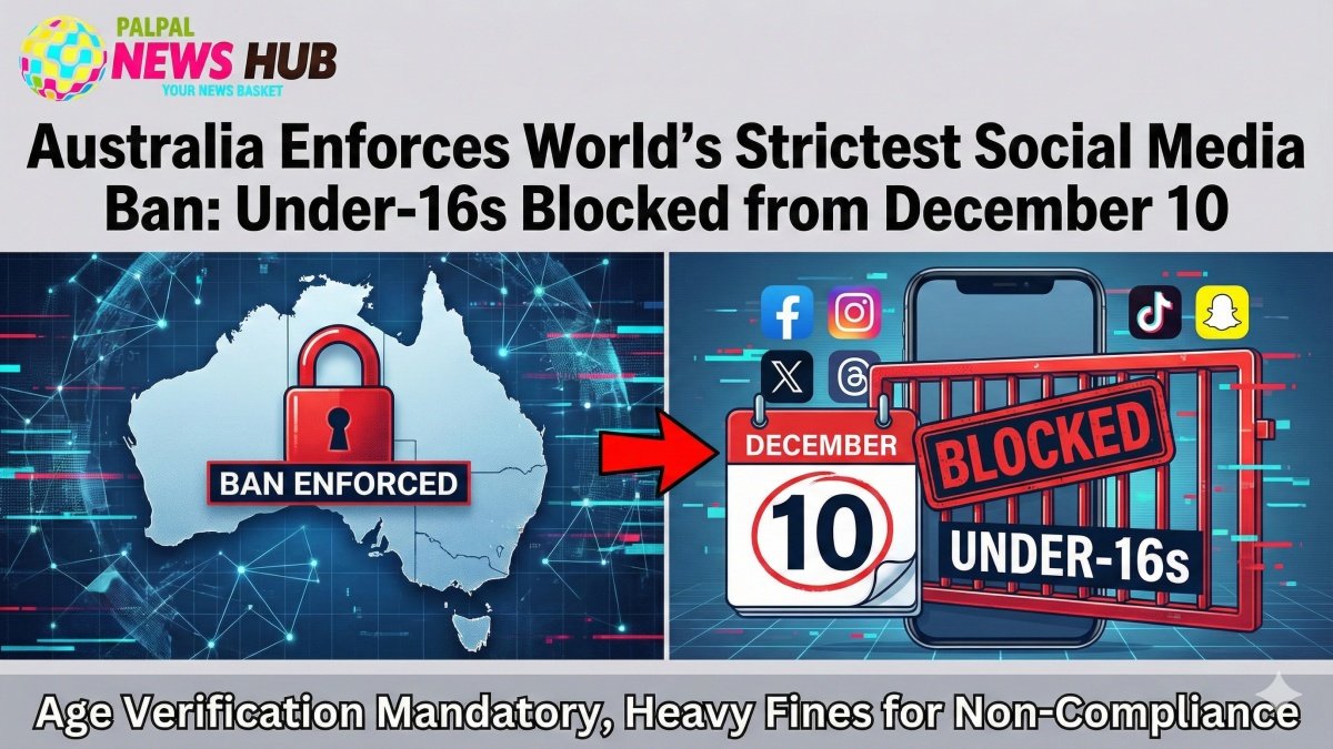 Australia Enforces World’s Strictest Social Media Ban: Under-16s Blocked from December 10