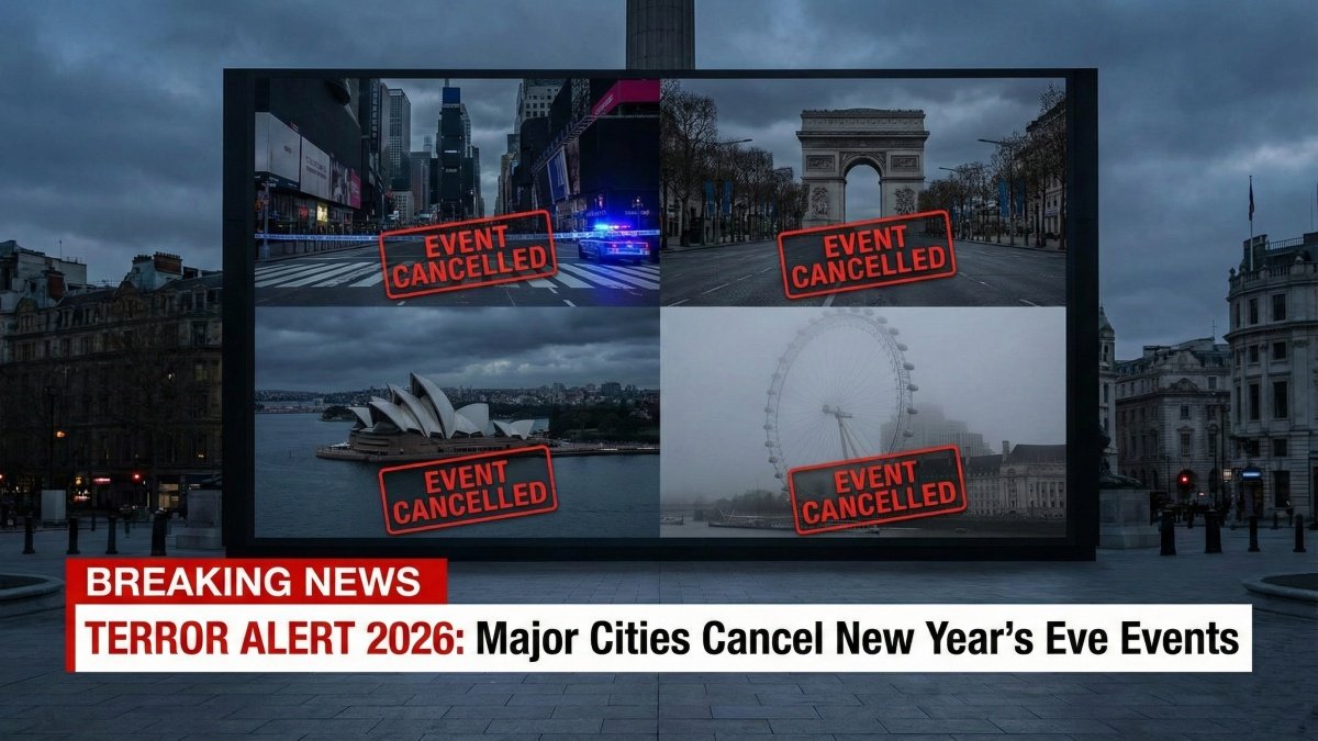 Terror Alert 2026: Major Cities Cancel New Year’s Eve Events