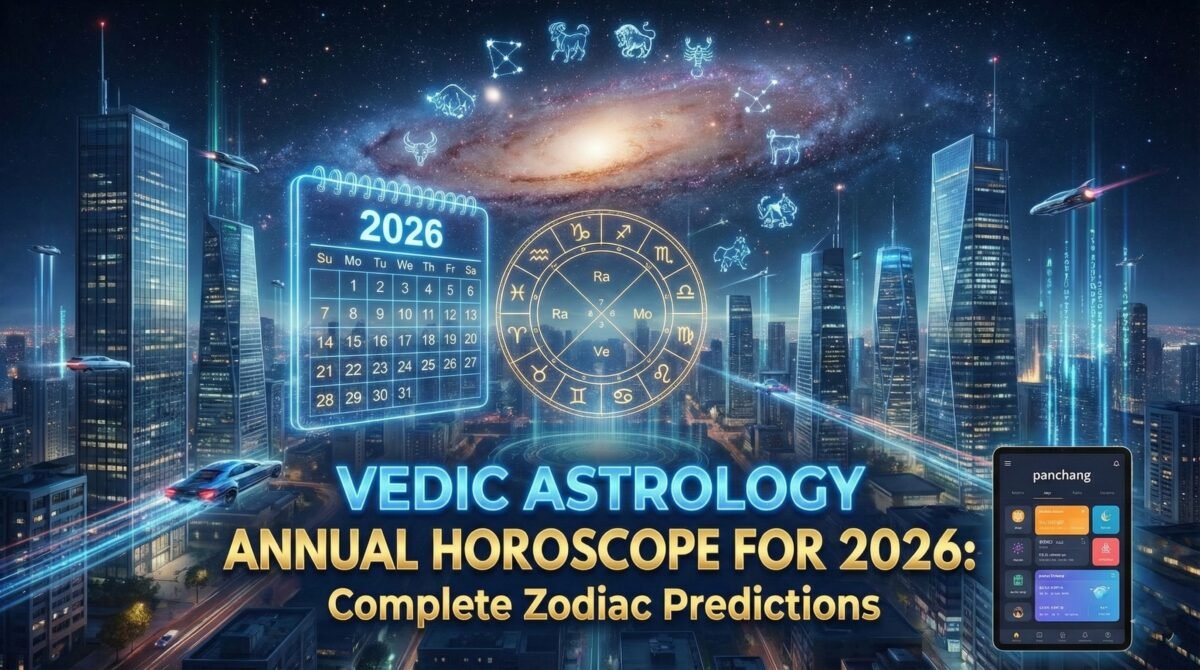 VEDIC ASTROLOGY ANNUAL HOROSCOPE FOR 2026: Complete Zodiac Predictions