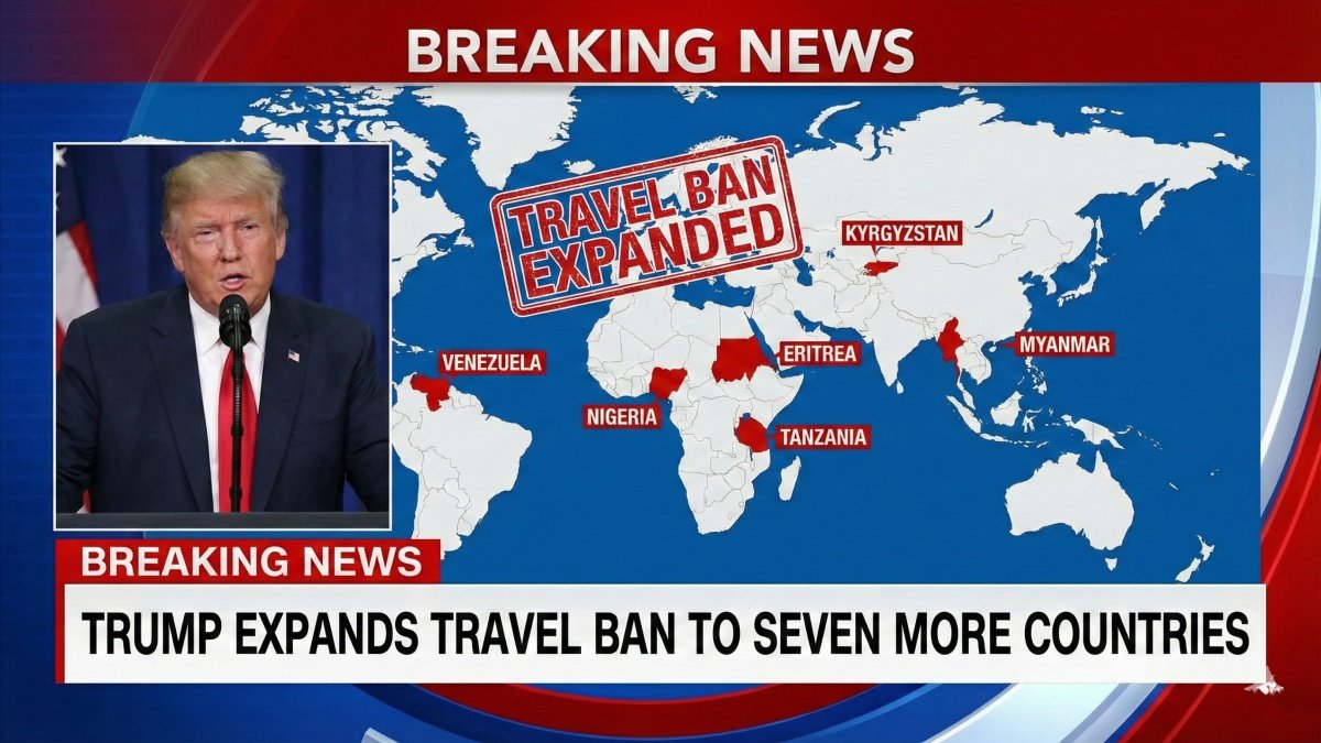 Trump Expands Travel Ban to Seven More Countries: Over 30 Nations Now Face US Entry Restrictions