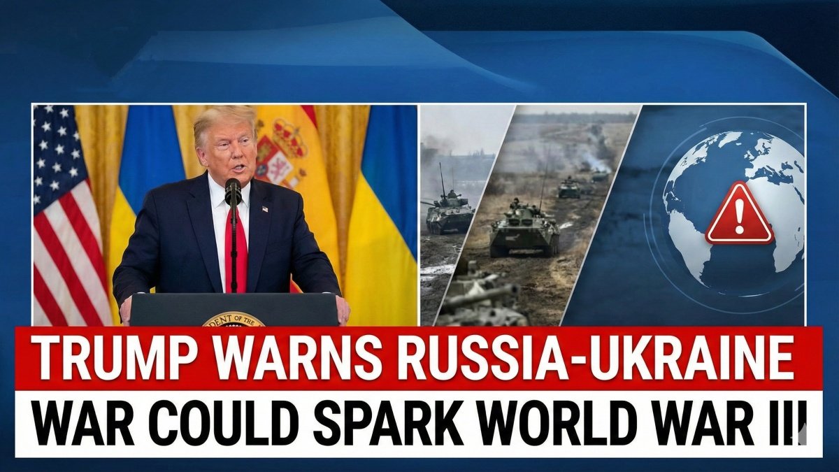 Trump Warns Russia-Ukraine War Could Spark World War III After 25,000 Soldiers Killed Last Month