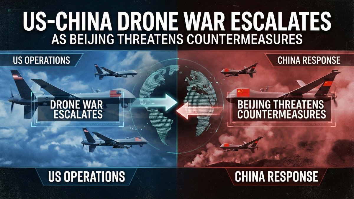 US-China Drone War Escalates as Beijing Threatens Countermeasures