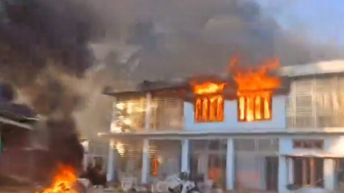 Violence erupted in Assam