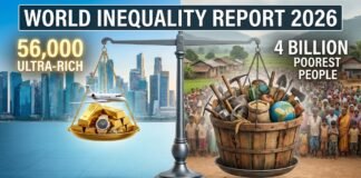 World Inequality Report 2026: 56,000 Ultra-Rich Wealthier Than 4 Billion Poorest People World Inequality Report 2026