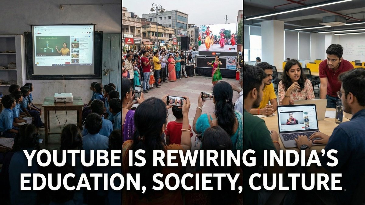 YouTube Is Rewiring India’s Education, Society, Culture