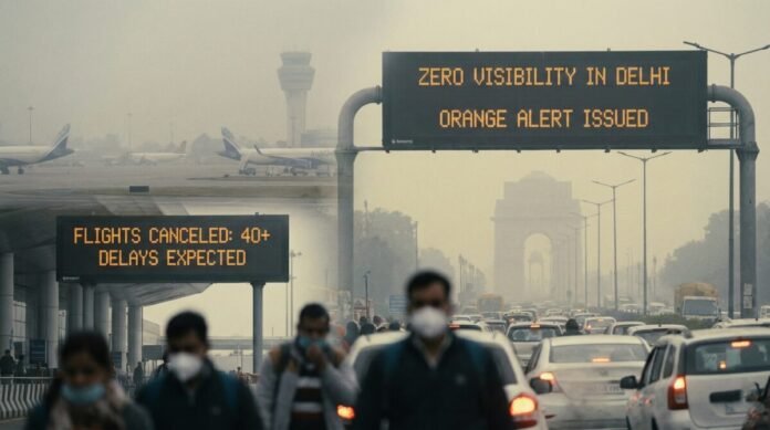 Zero Visibility in Delhi