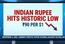rupee hit an all-time low