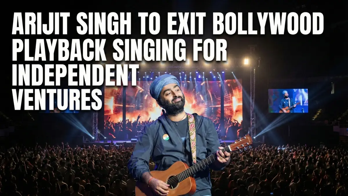 Arijit Singh to Exit Bollywood Playback Singing for Independent Ventures