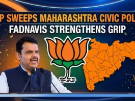 BJP Sweeps Maharashtra Civic Polls