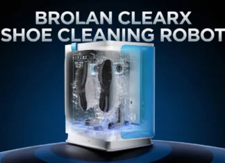 Brolan ClearX Shoe Cleaning Robot Washes, Dries, Sanitizes in One Device Brolan ClearX Shoe Cleaning Robot