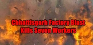 Chhattisgarh Factory Blast Kills Seven Workers