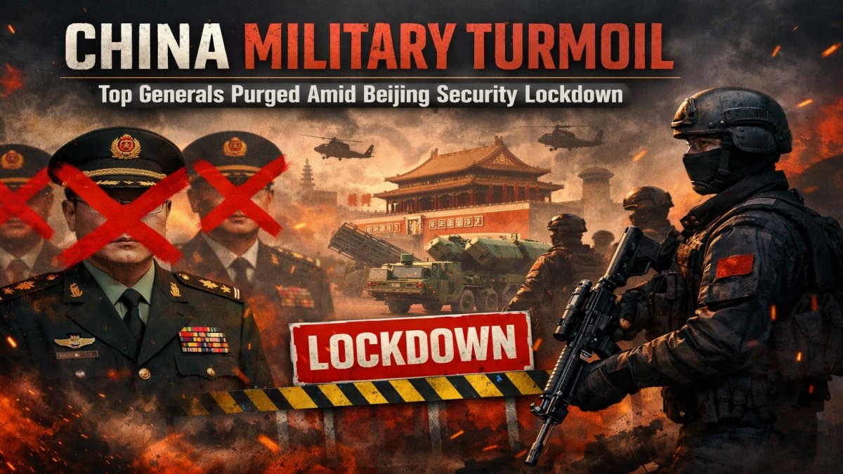 China Military Turmoil: Top Generals Purged Amid Beijing Security Lockdown