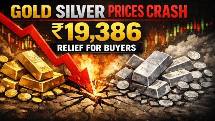 Gold Silver Prices Crash