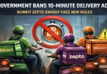 Government Bans 10-Minute Delivery Ads