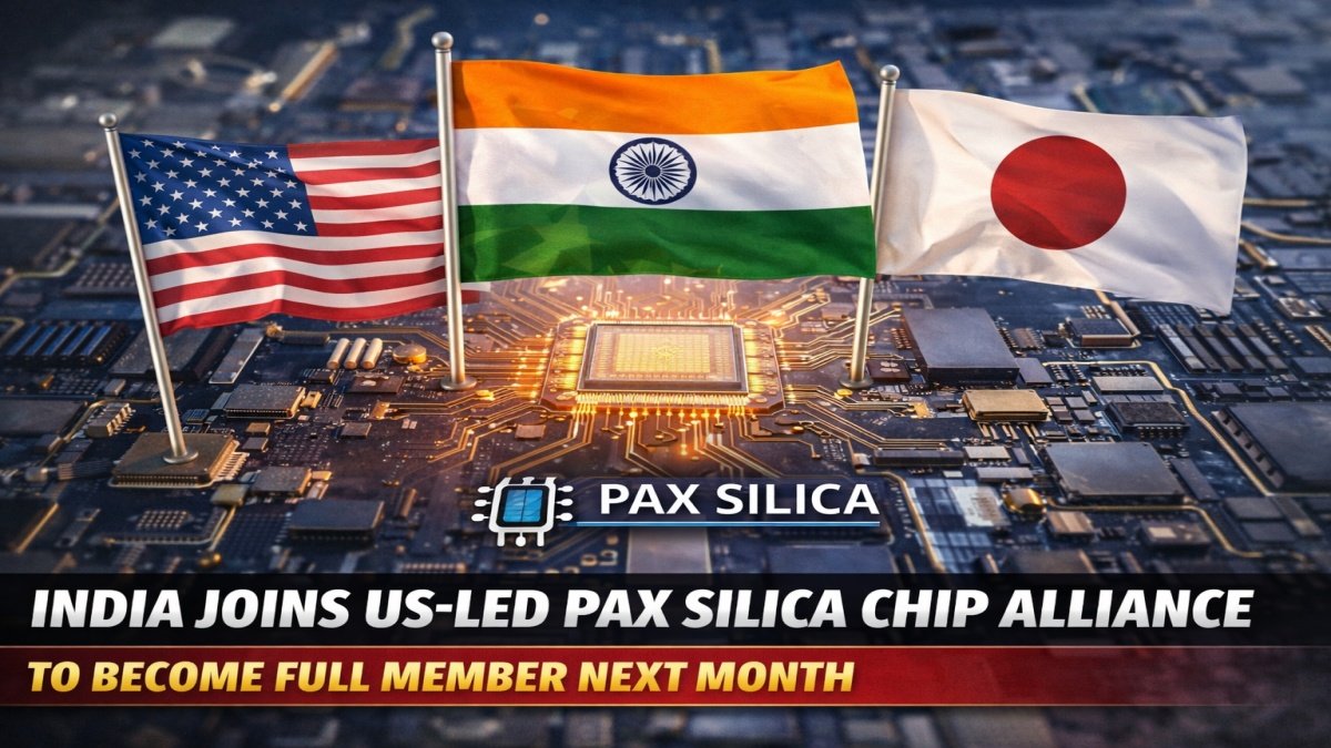India Joins US-Led Pax Silica Chip Alliance, to Become Full Member Next Month