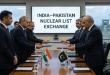 India-Pakistan Exchange Nuclear Lists