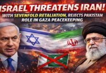 Israel Threatens Iran with Sevenfold Retaliation, Rejects Pakistan Role in Gaza Peacekeeping Israel Threatens Iran