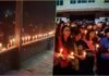 Kuki Students' Organization held candlelight vigils