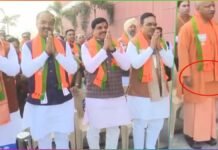 Modi vs Yogi Rivalry Exposed at Nitin Nabin’s BJP Coronation Ceremony Modi vs Yogi Rivalry Exposed