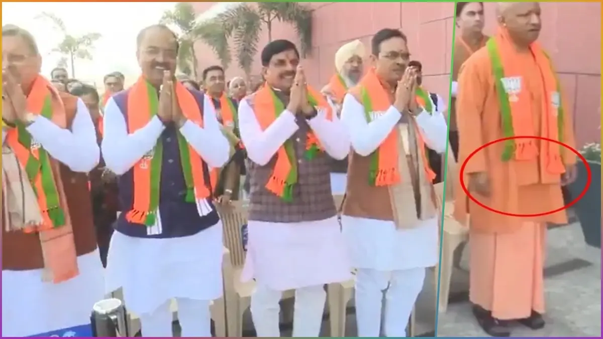 Modi vs Yogi Rivalry Exposed at Nitin Nabin’s BJP Coronation Ceremony