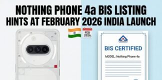 Nothing Phone 4a BIS Listing